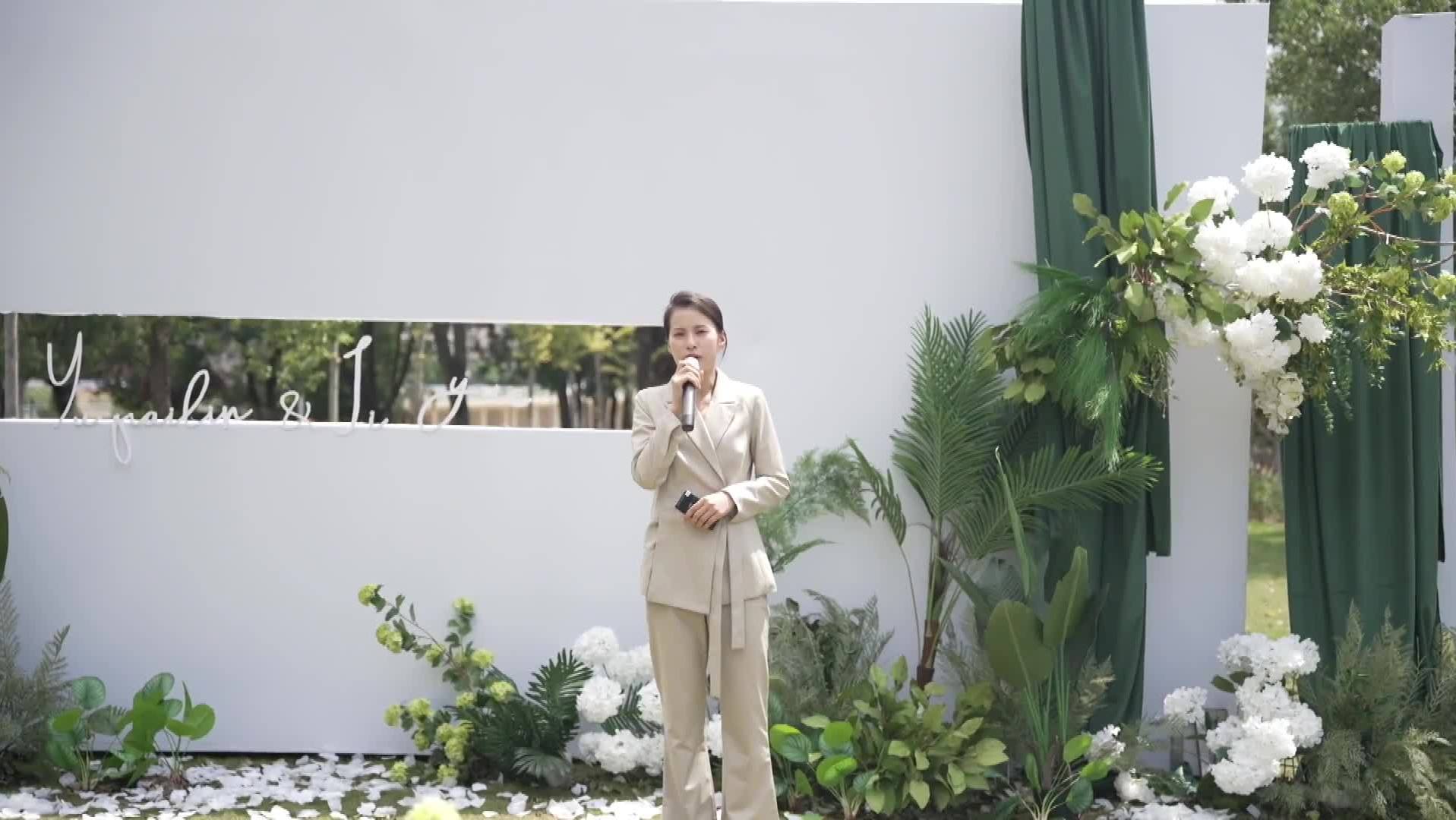 西式户外婚礼样片分享