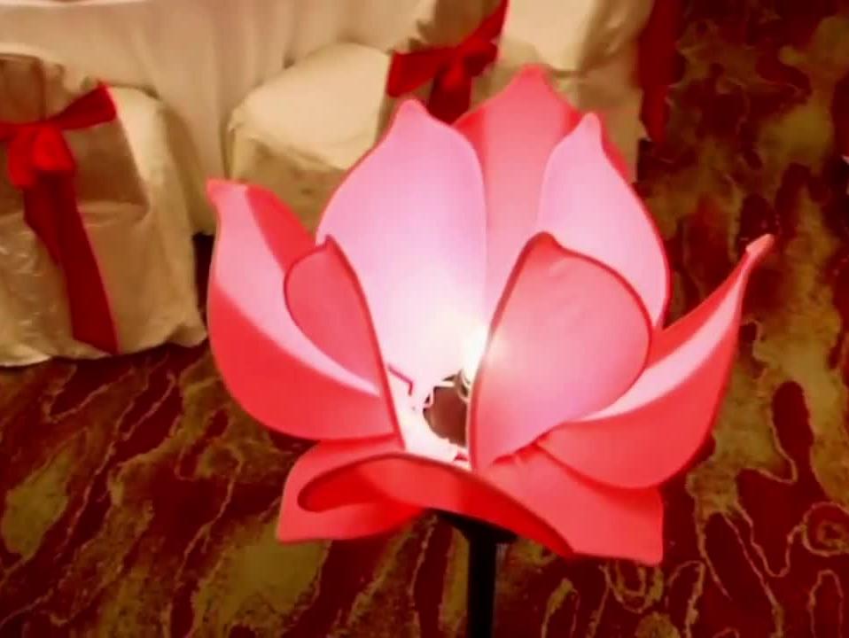 圣洁高雅 出污不染 莲花场景中西合璧婚礼