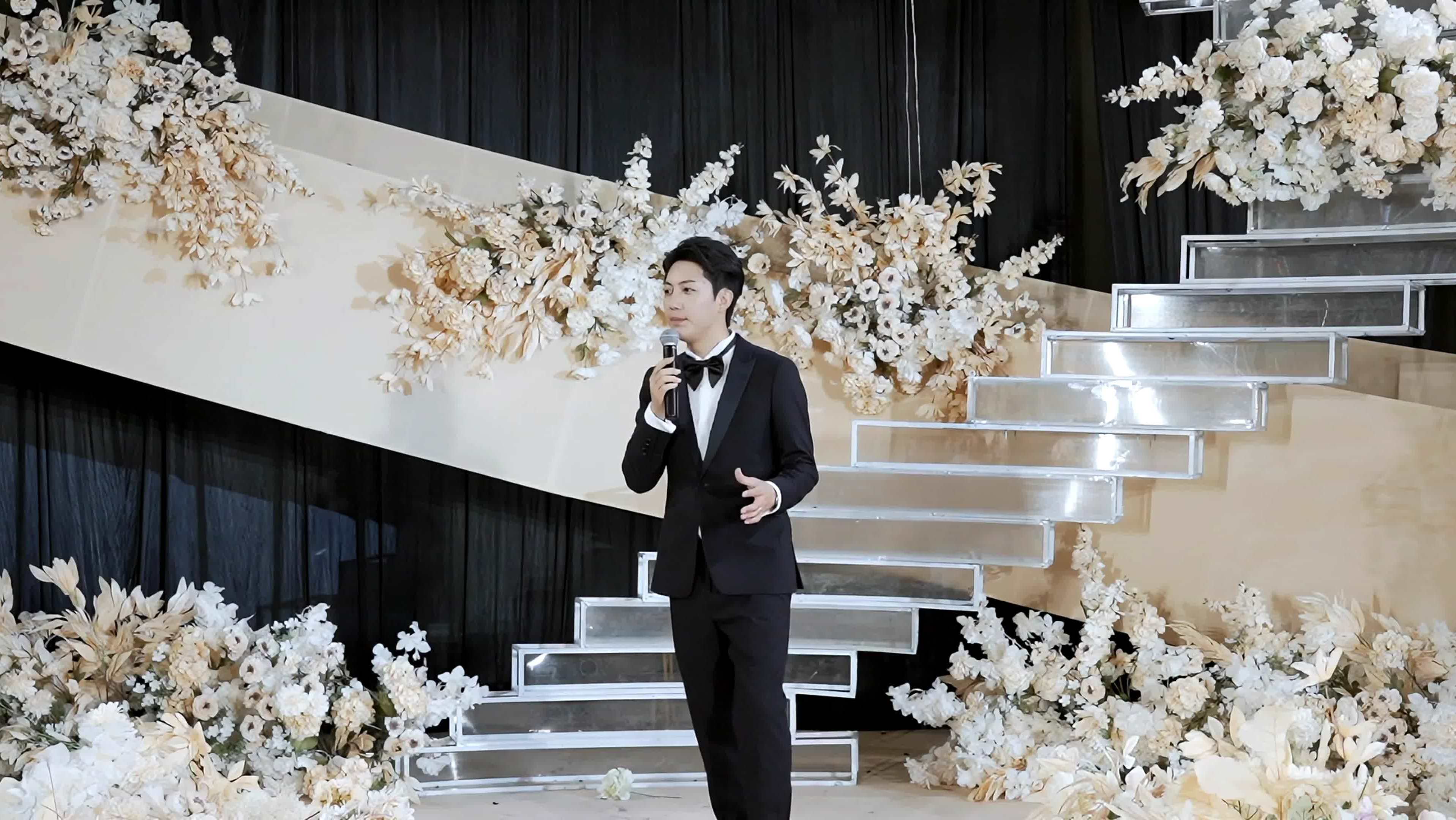 婚礼现场丨重申对于彼此的爱意