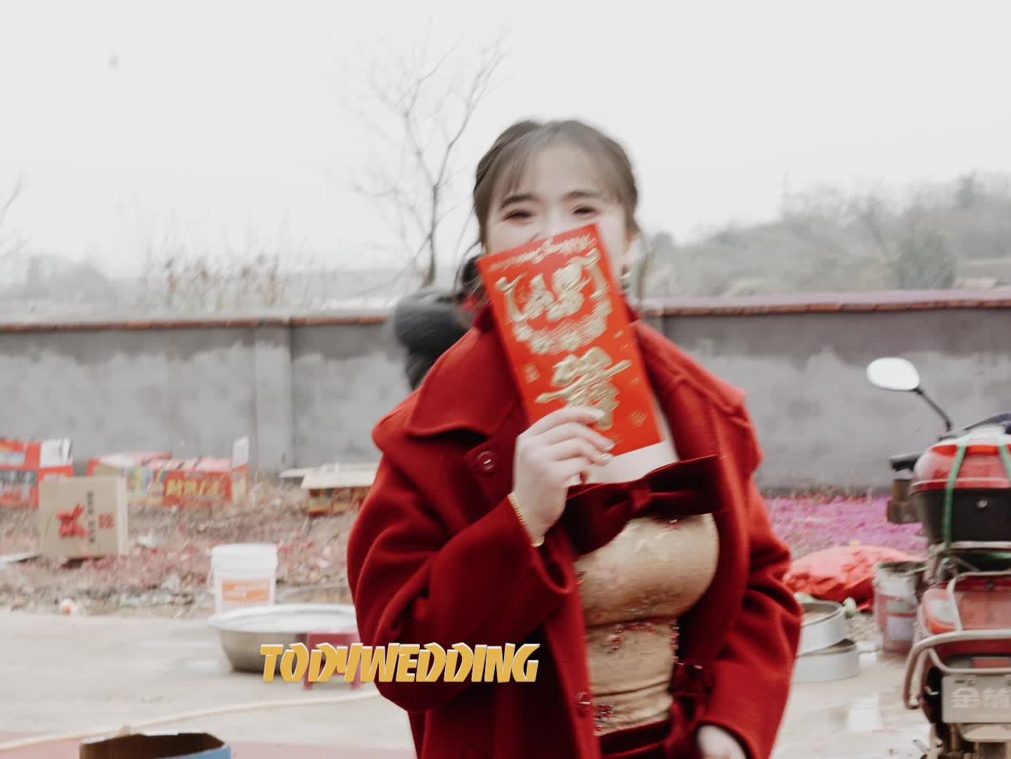 農(nóng)村婚禮氛圍也太頂了吧！