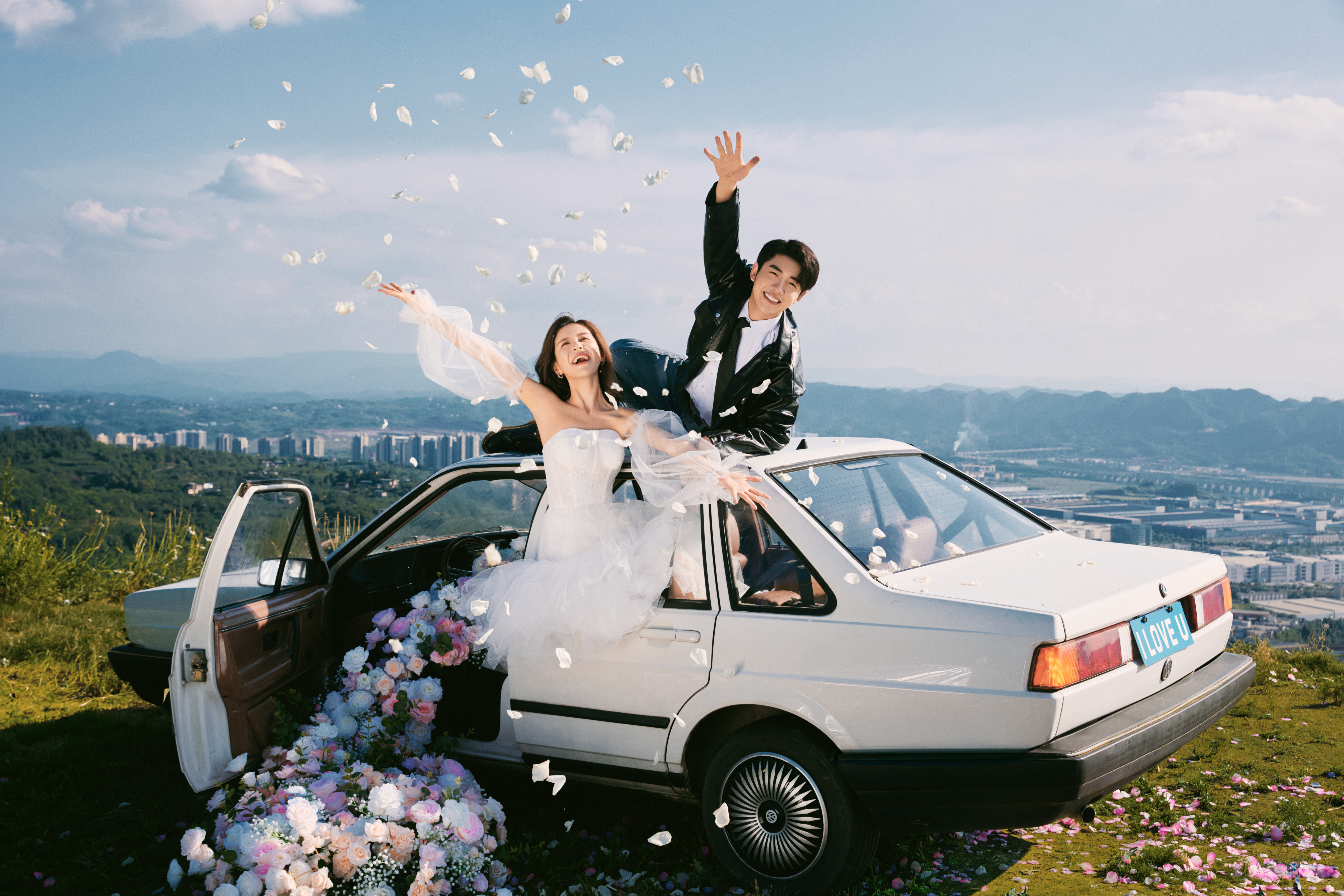 00后都喜欢生命力婚纱照松弛感爆棚 重庆婚纱照推