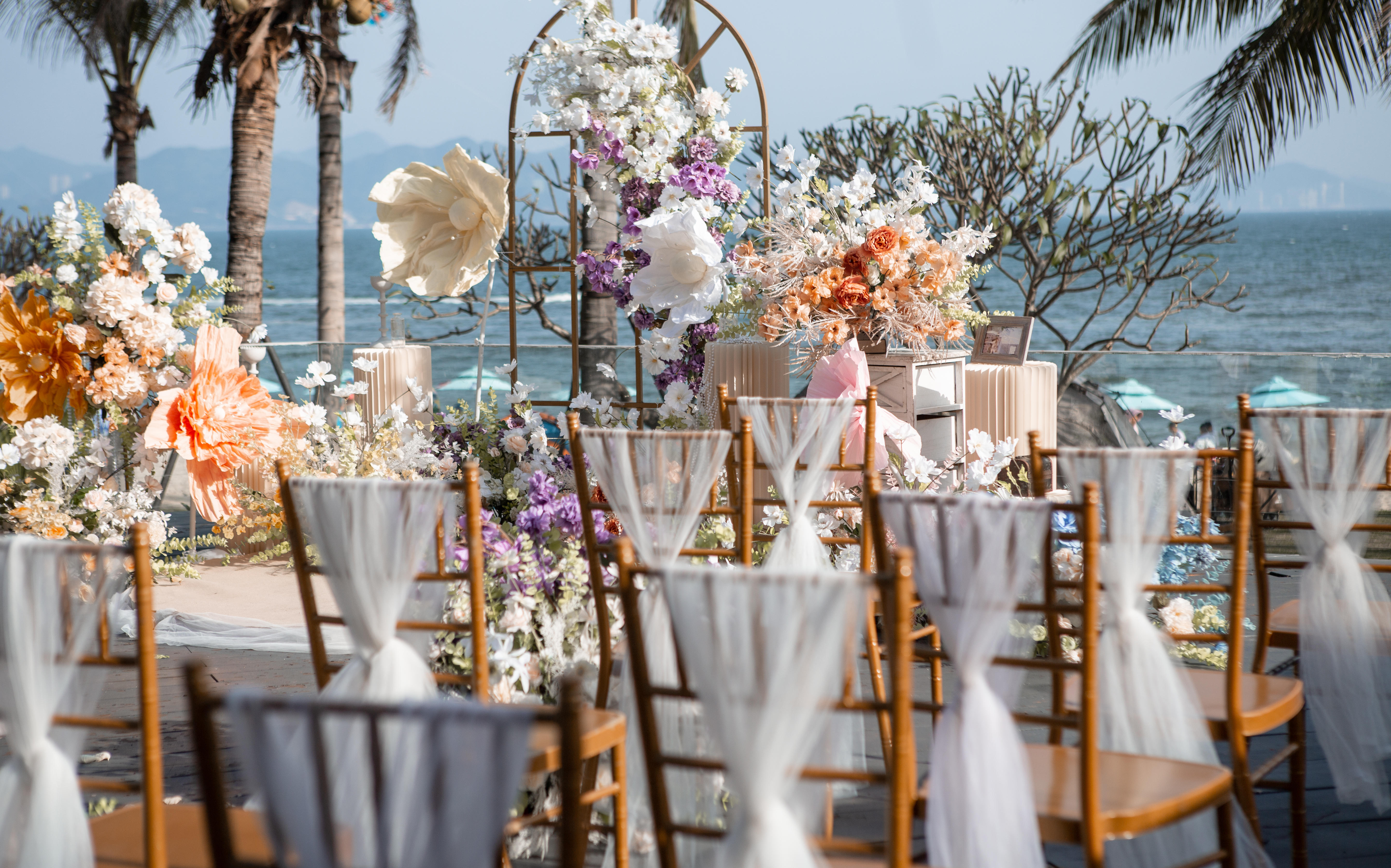 糖欣WEDDING小径湾法式花园风户外婚礼