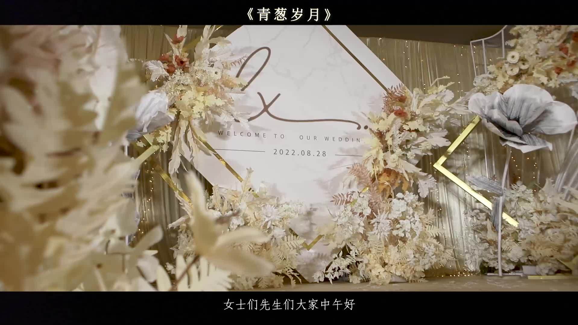 专属/婚礼作品《青葱岁月》