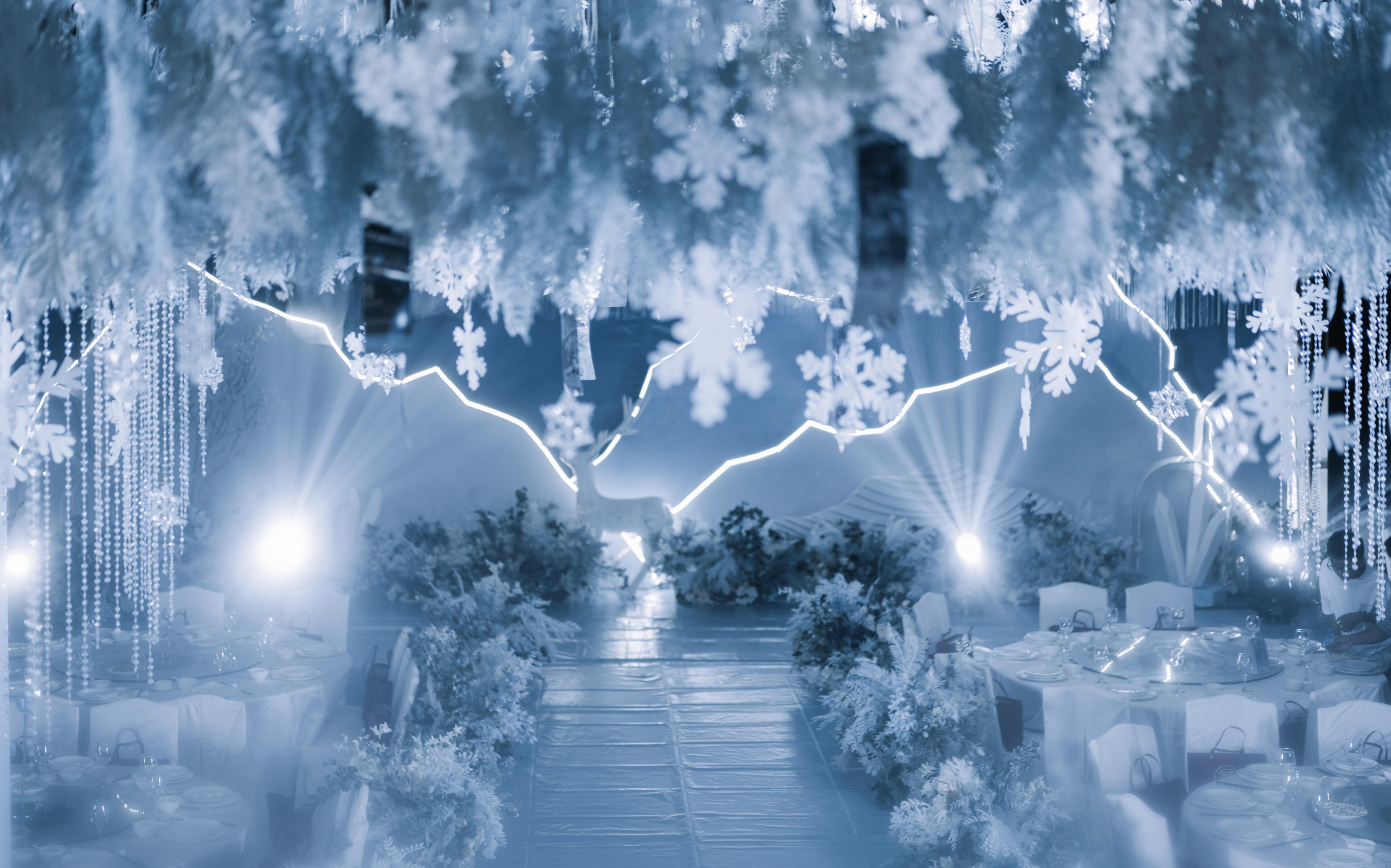 玛奇朵婚礼/蓝色冰雪婚礼
