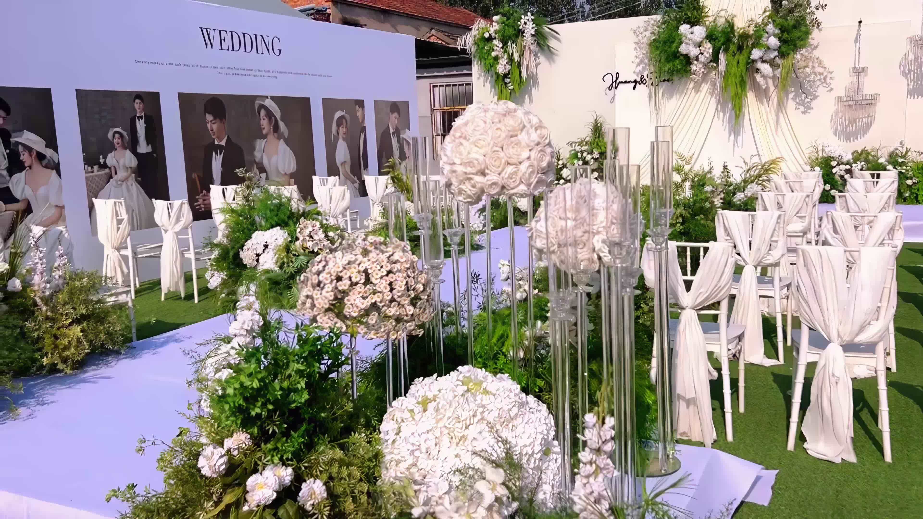 清新簡(jiǎn)約雅致的西式婚禮