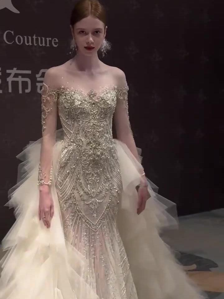 【予你嫁衣馆】修身鱼尾礼服