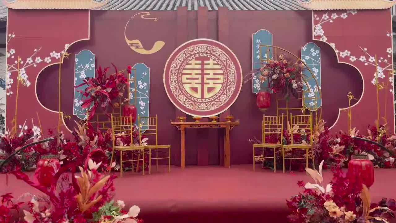 家门口的中式婚礼，安义新人的温情选择