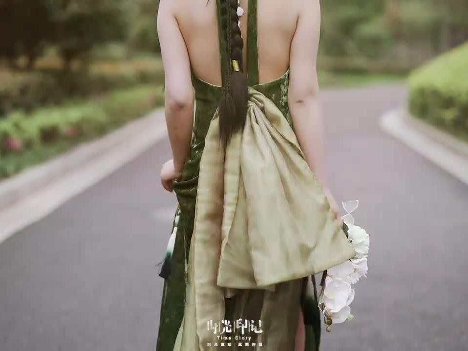 户外晨袍婚礼跟拍