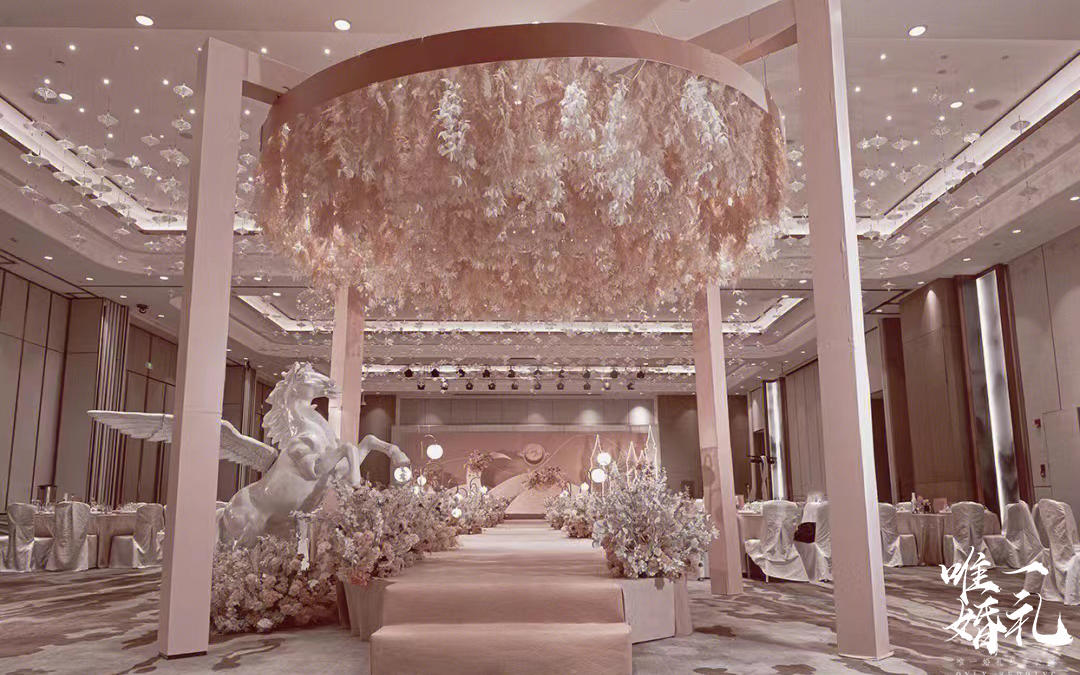 唯一婚禮粉色系童話公主城堡婚禮——溫柔城堡