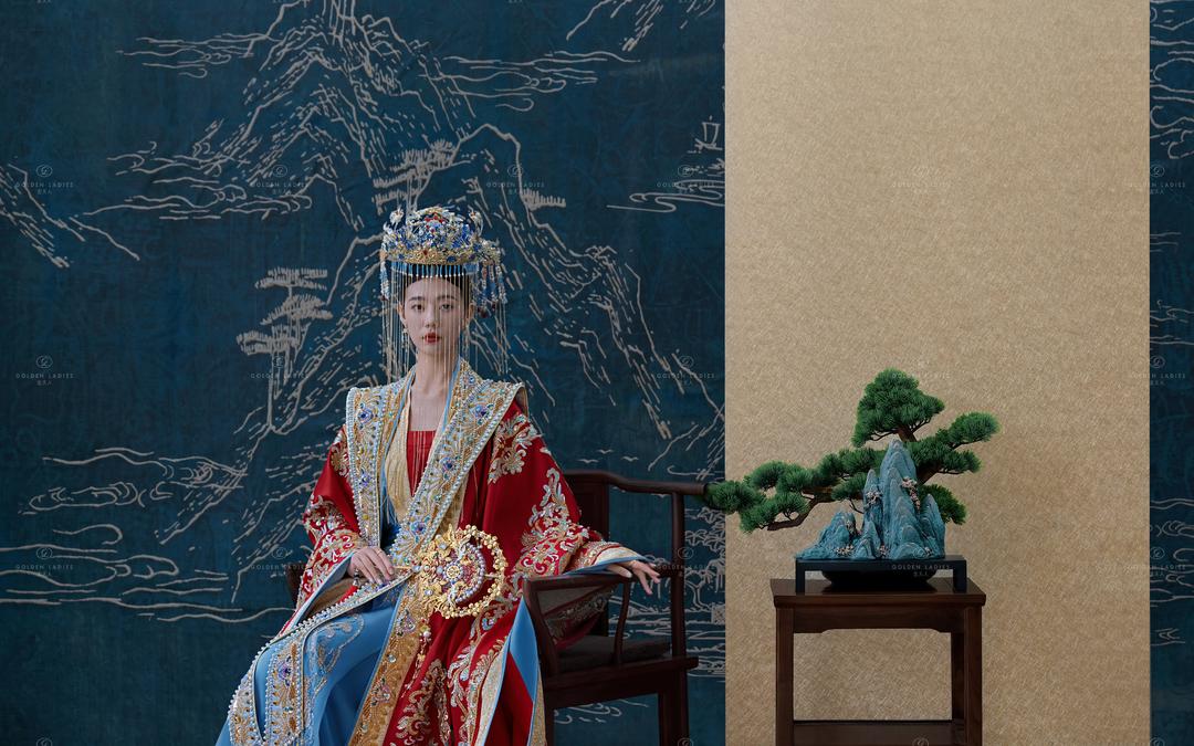 金夫人丨高级内景汉服婚纱照《洛神》