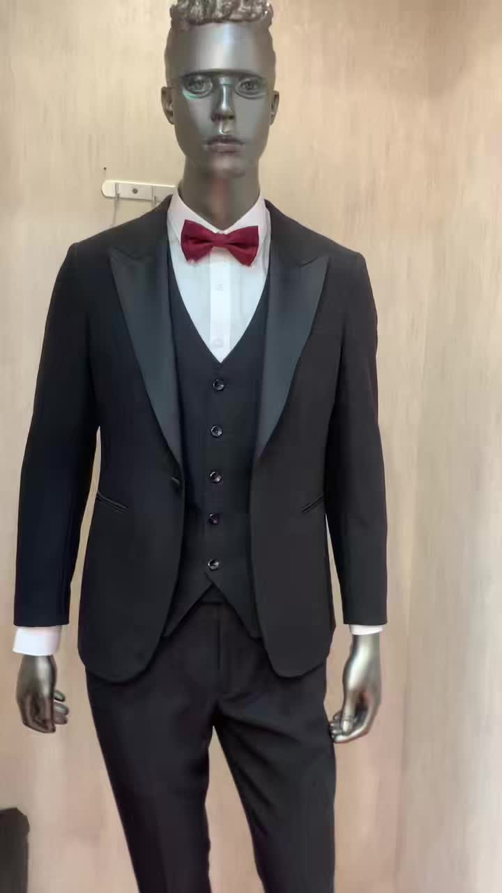 经典黑色男装（结婚礼服）