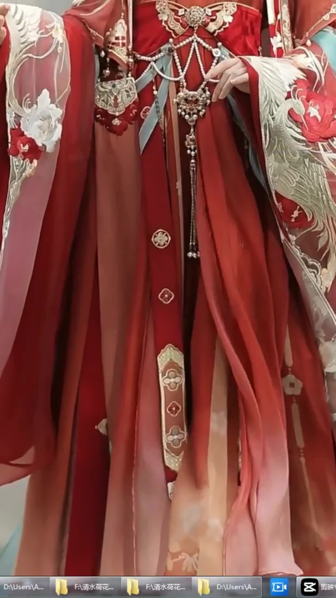 唐制婚服鸾凤瑶台