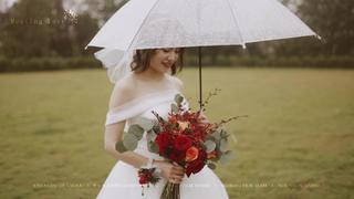户外婚礼｜与你撑伞走在下雨天