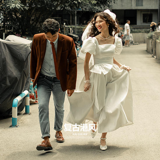 流年印记定制摄影《章先生&张女士》港风街拍
