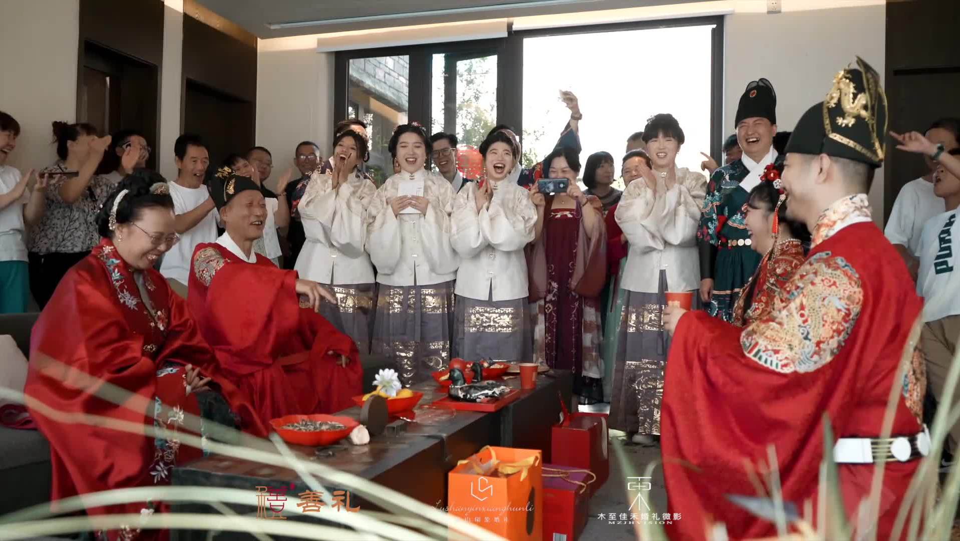 文明接亲，户外明制婚礼