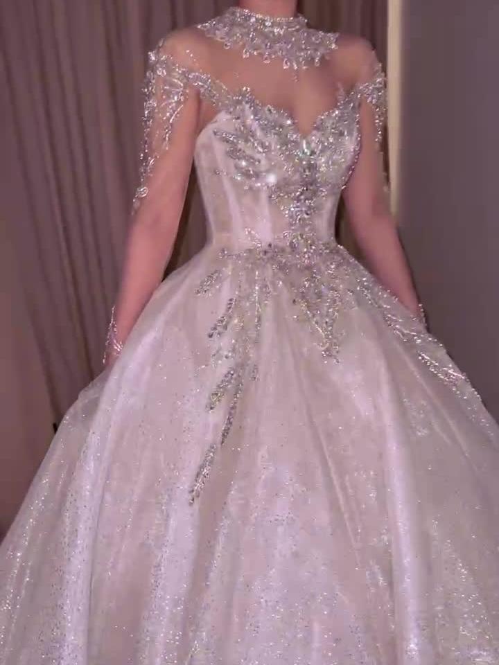 辛德瑞拉水晶公主裙