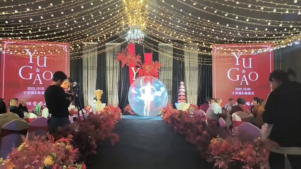唯美芭蕾助力新人浪漫婚礼