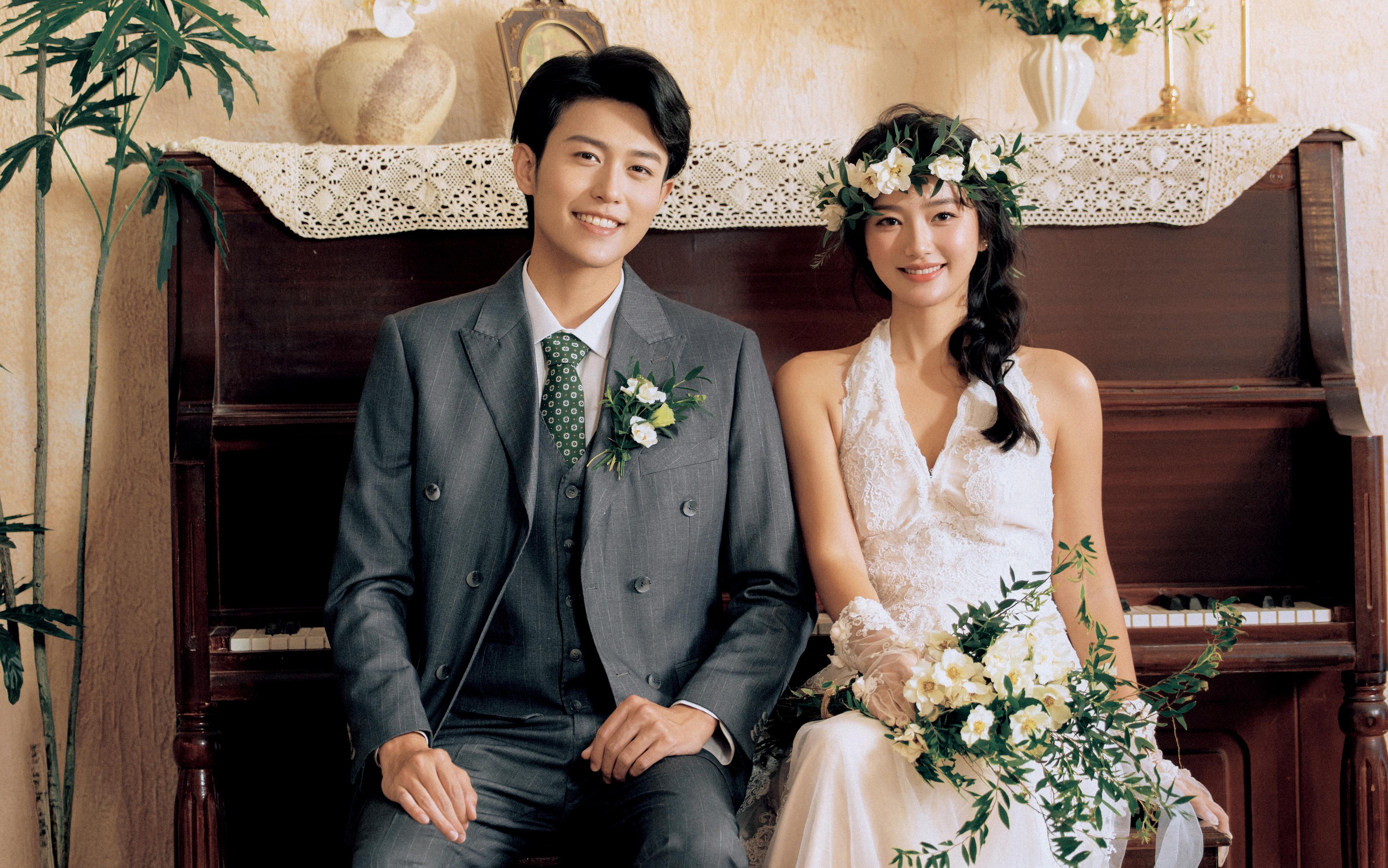 室内法式复古森系婚纱照✨