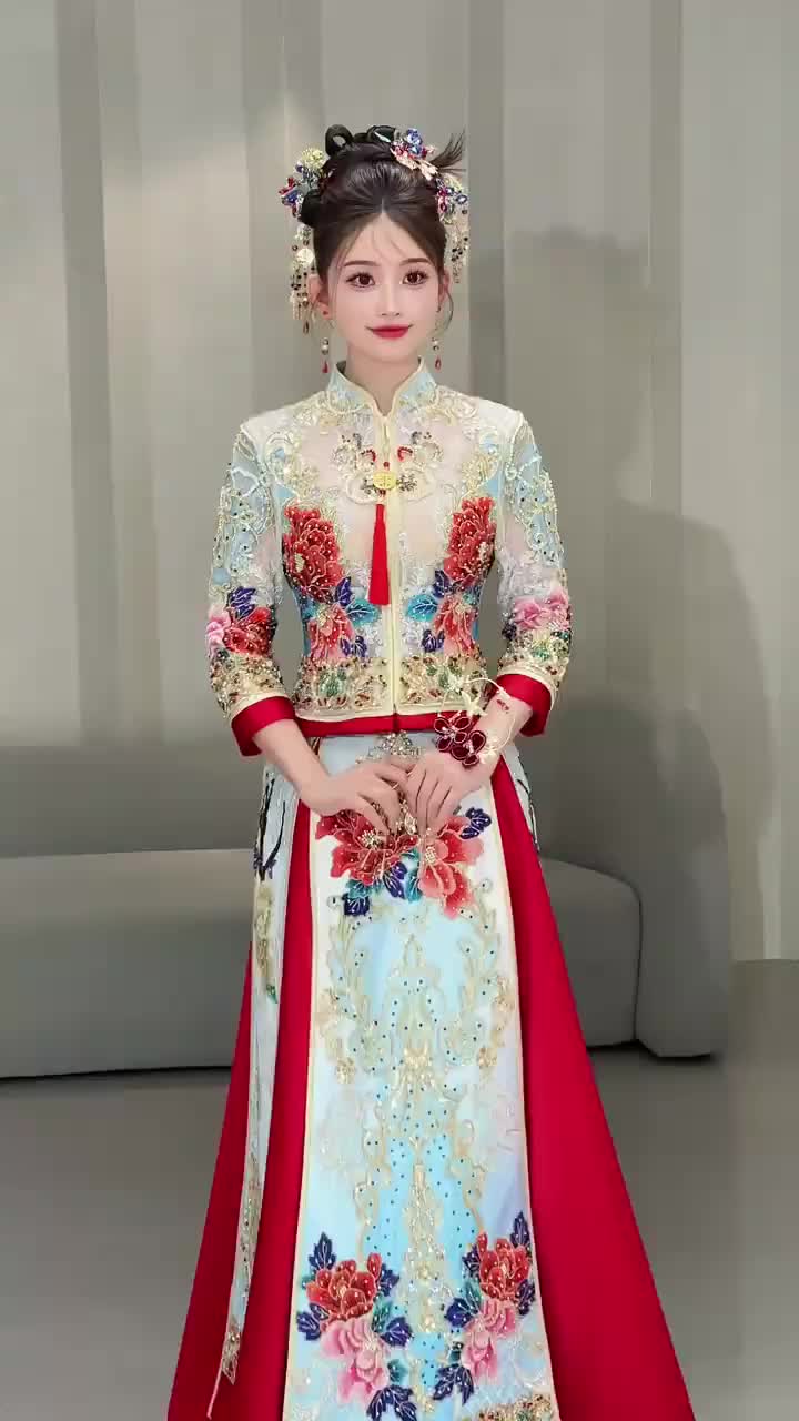 高端中式嫁衣