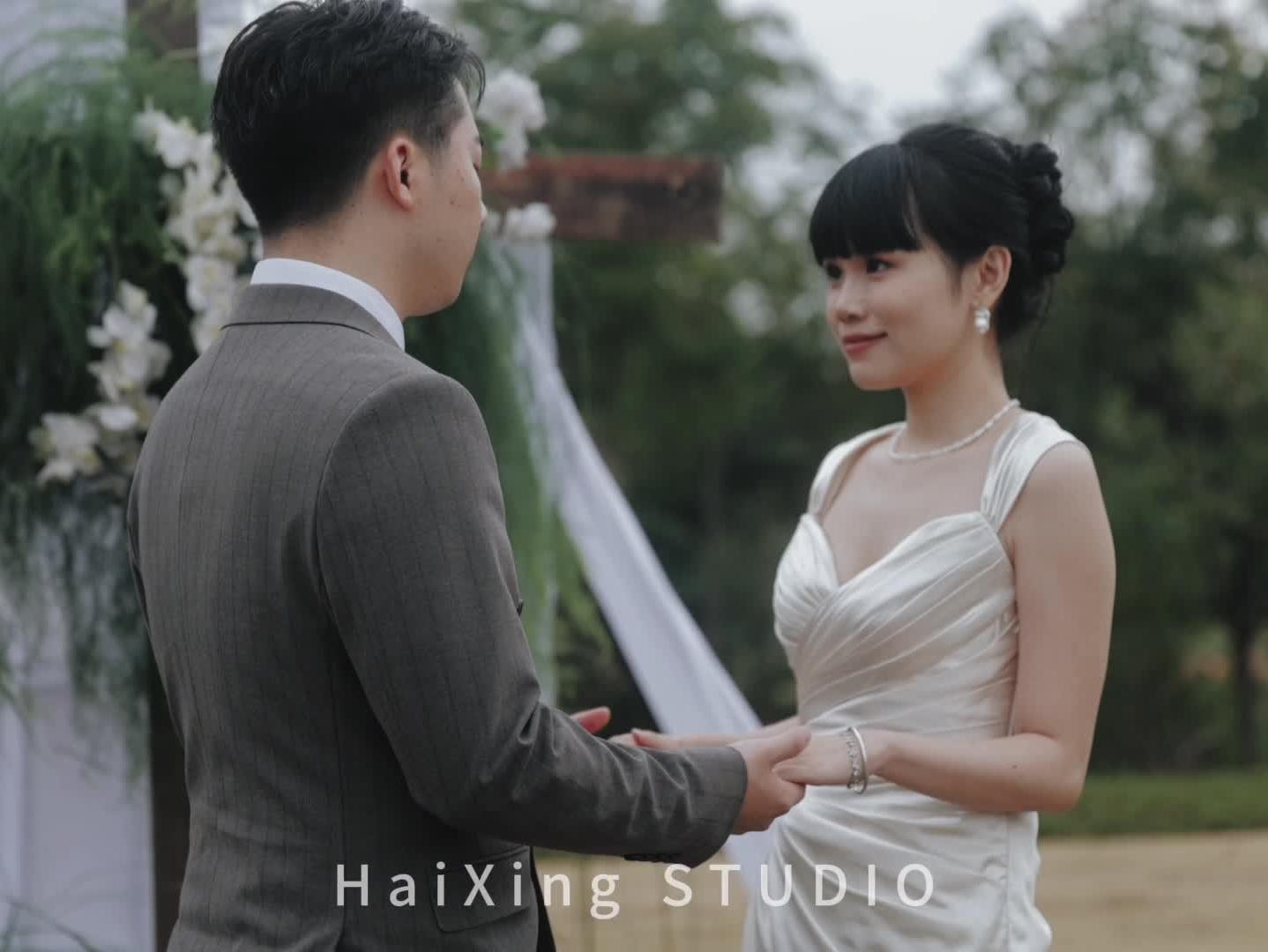 草坪婚礼真的很出片 真是YYDS