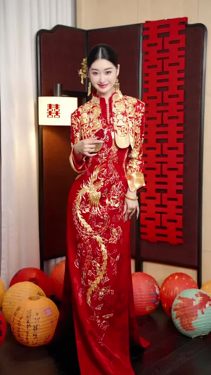 天璽中式嫁衣｜【鳳迎萬(wàn)?！? style=